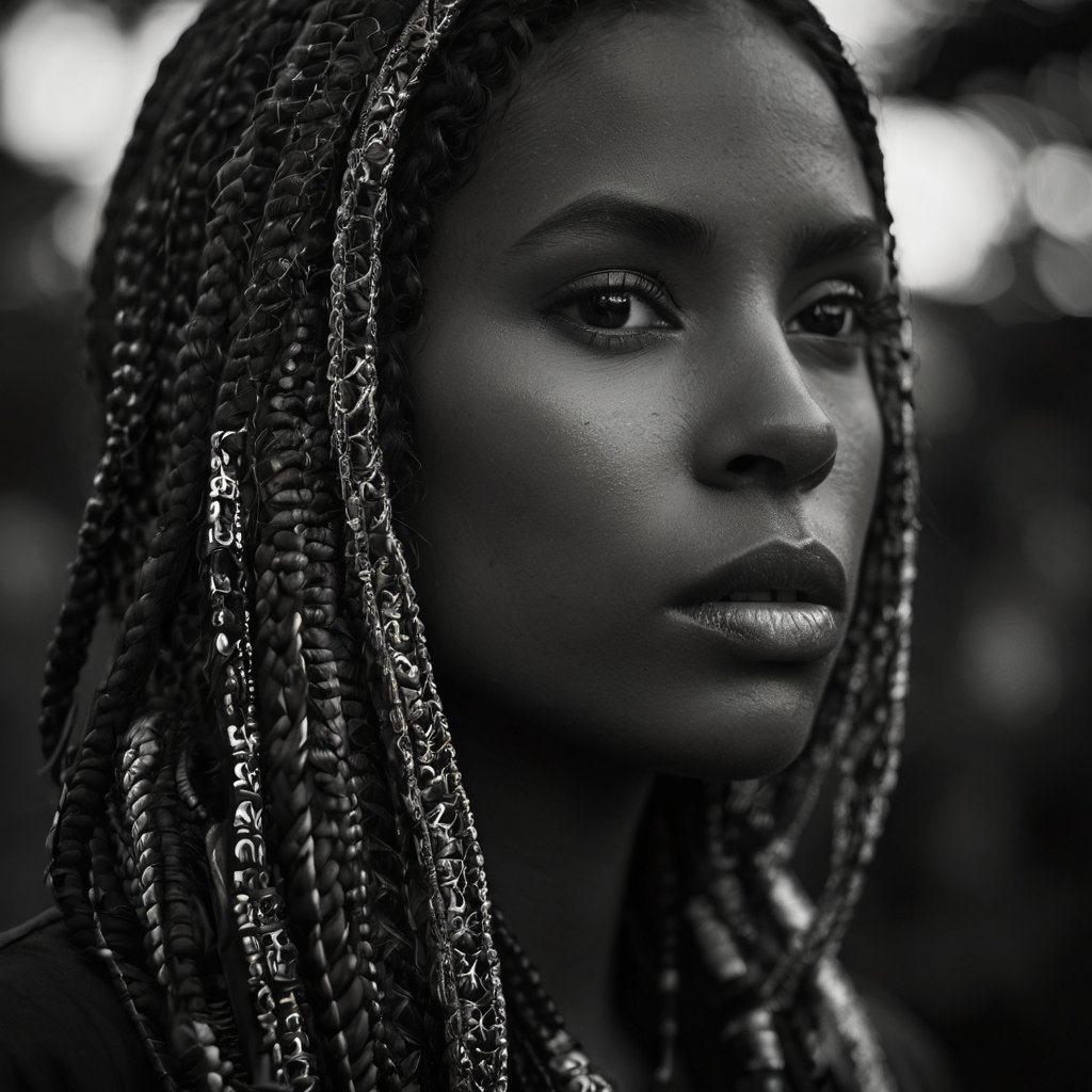 Luz para Fotografia 40 Cinematic Kino A black and white portrait of a Brazilian indiv 0 3