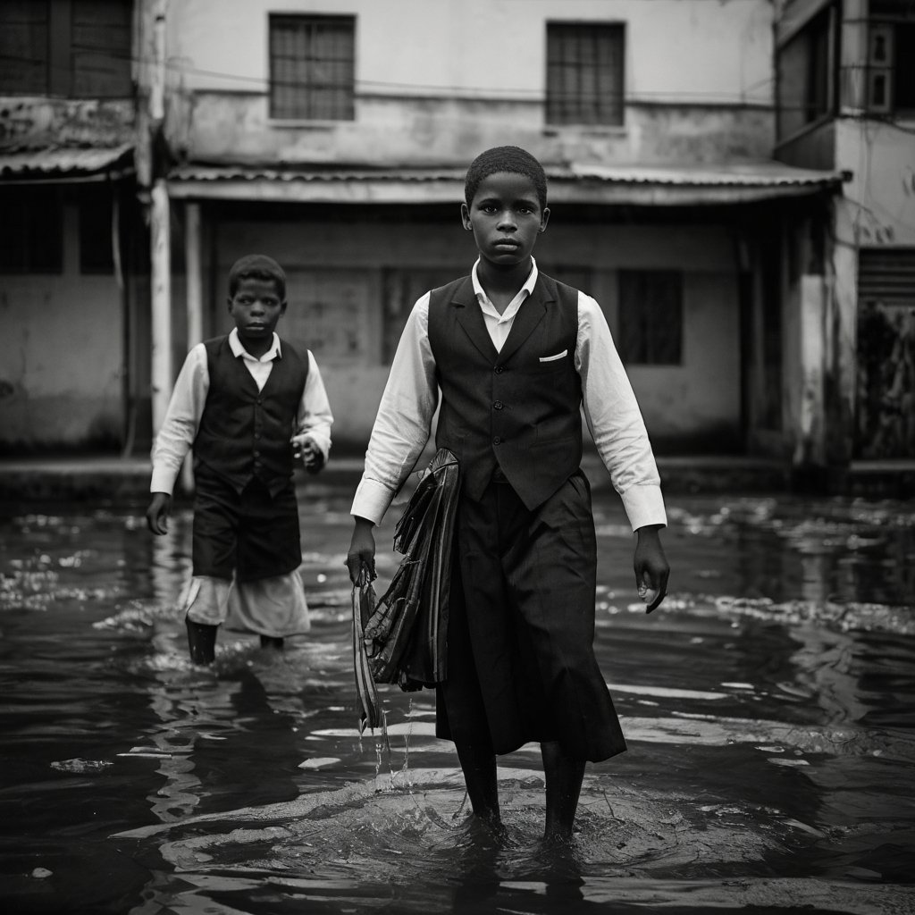 A Câmera como Voz: A Fotografia e a Luta por um Mundo Mais Justo 3 Cinematic Kino Create a powerful blackandwhite image that capt 2 5