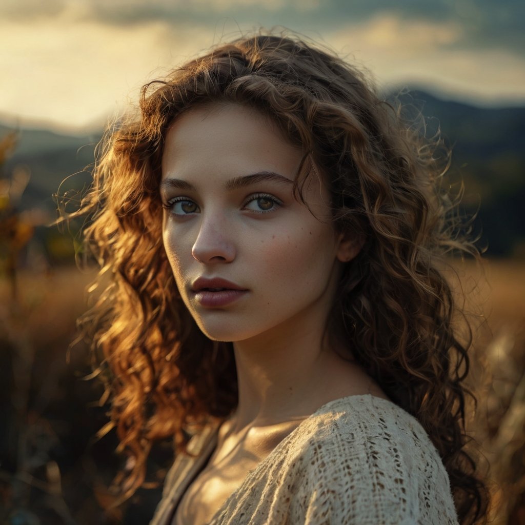 Luz para Fotografia 3 Cinematic Kino Create an image of an image of a woman with fea 3 3